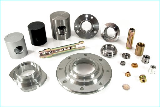 Sản phẩm gia công cơ khí: mặt bích, nối ren, bạc trục, then khoá…